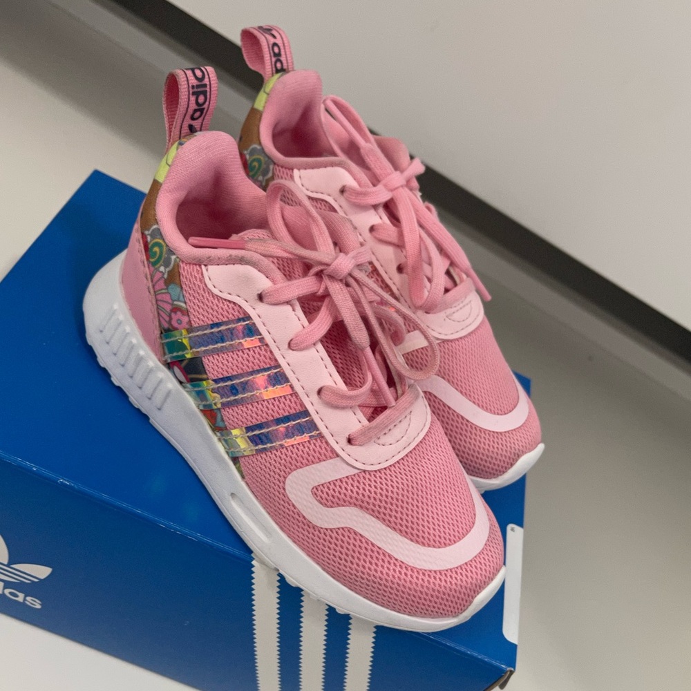 Girls Pink Adidas